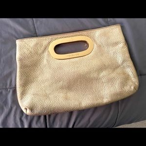 Gold Michael Kor clutch